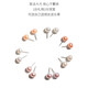 Qianlou with certificate 8-9mm freshwater pearl earrings, pure silver ear plugs, non-allergenic, steamed bun shape, bright gloss, white + white ear plugs, almost flawless