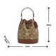 CoaCH (COACH) women's bag dempsey printed drawstring mini bucket bag single shoulder crossbody bag snowflake printed CN679-IMWD9 size approximately 17*15*10cm