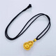GRAYCEWODY Old Phoenix 999 Gold Classic Gourd Pendant Necklace Ancient Method Transfer Beads Clavicle Chain Full of Fortune Gifts Gourd Pendant Necklace Old Phoenix Gold Store Model