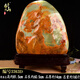 
High-end natural Afghan jade ornaments Jade Afghan jade ornaments Natural raw jade Living room office A6627 selected natural jade with seat total height of about 24