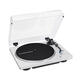 Audio-Technica record player AT-LP70X fully automatic belt-type vinyl record player record player retro fever gramophone record player Bluetooth version AT-LP70XBT WS white silver + cleaning + turntable, free RCA lotus cable