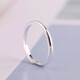 Qi Xiaomi pure S999 pure silver ring women's open ring men's vegetarian ring index finger ring tail ring jewelry birthday gift for girlfriend 999 pure silver minimalist plain ring - women's model