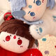 Süße kleine Nezha Handpuppe ao Bing Puppe Plüsch Spielzeug Ragpuppe Geburtstag Geschenk peripherer Cartoon Anime Puppe ao Bing Handpuppe-25 cm