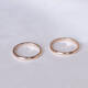 Olevo washes your hands without picking it off. Fongsong Girl American 18K rose gold-plated classic ring. Simple couple ring. It is settled at the first appointment. Rose gold 2mm wide ring. US size 7.