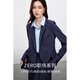 Shandubila suit suit for women, spring and autumn professional formal wear, high-end small suit, pleated skirt, two-piece set, navy blue L