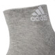 阿迪达斯（adidas）官网官方袜子男袜女袜 春季新款运动袜三双装透气短袜休闲袜子 IC1283/中麻灰/黑/白/三双装 M(39-42码)