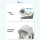 路途乐（lutule）儿童安全座椅汽车用婴儿车载0-4-12岁360旋转iSize 乐智月岩灰