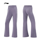 Lizenzmikroflockenhosen für Frauen 2025 Sommer neue Fitness-Serie Mode hautfreundliche und komfortable Sporthosen AKLv718 Crow Grey Purple-2 XL