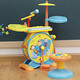 BAOI Children's Drum Toys Beat Musical Instruments Baby Music Jazz Drum Electronic Piano Beginners 1-3-6 years old 1601 Orange
