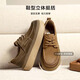 Belle outdoor trendy workwear shoes men's shoes 2025 new soft-soled hazelnut toast shoes A1864AM5 khaki 41