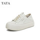 TATA Casual Sombro grueso Zapatos para mujeres 2025 Summer CT701BM5 White 37