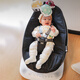 4Momsmamaroo Sched Silla Baby Coaxing Artifacto Scharking Electric Scheding Baby Dreing Artifacto Recién nacido Regalo 2025 Nuevo modelo 5.0 Gris y azul