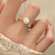
Super gentle camellia ring for women ins niche design frigid style high-end adjustable index finger ring ring #93 [4 rings]