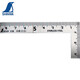 
Wenzhi Dehe He Determination 10*5cm ultra-small curved size three-inch craftsman 12101 stainless steel small corner ruler with the same front and back ruler with the same front and back ruler