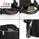 Kangaroo Nylon Oxford Stoff Musterbeutel Frauen Crossbody Tasche 2025 Neues lässiges modisches All-Match-Leinwand-Umhängetasche Flaggschiff-Schwarz