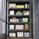 Youguan shelf storage rack multi-layer floor-standing warehouse storage rack utility room storage rack 3-layer--height 80cm black has been source manufacturer's ten-year warranty 4030cm