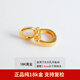 Yuyao Yuyao k gold jewelry buckle 18k pendant buckle head pearl necklace small drop accessories diy jewelry 750 gold version A-small-vertical-k yellow