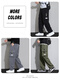 Straight work pants for men's summer thin casual pants American fashion brand multi-pocket loose large-size wide-leg trousers 9931 black + 9930 gray A M90-115Jin [Jin equals 0.5 kg] All size
