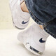 Nike (NIKE) offizielle Damenschuhe Pippen Big Air schwarz und weiß trendige Retro-Sportschuhe Basketballschuhe DH9719-100 weiß/kleiner blauer Haken 37,5
