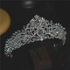 
Lu Shanwu Crown exquisite small bride wedding wedding accessories headdress princess birthday crown head crown children's hair accessories luxury baroque rhinestone crown