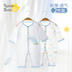 翘脚鸭（Tiptoe Duck）婴儿衣服新生儿夏季薄款连体衣满月宝宝百天睡衣 小甜筒2件 80cm