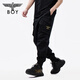 BOY LONDON spring couple style large pocket trendy casual workwear woven trousers N34900 black L