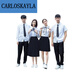 CARLOSKAYLA High School Generation Men's Dress Male 18 Years Old Summer Graduation Ceremony Suit Teen Girl Short Sleeve Boy Short Sleeve Shirt + Black Pants + Tie xl