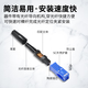 SUHAO Telecom Grad SC/UPC Cold Connector Fibre Optic Connector Langes Modell SC/APC-Radio und Fernsehen eingebettete SC-Leder-Glasfaseranschluss Schnellanschluss FTTH OPTICAL LORTION LORTION COLD CONDERS SC/UPC Short Model Direct Plug/Pre-Embded/Telecom Grad 1 Pack 1
