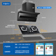 Haier Range Hood Top Side Double aspiration Gouvernement Subvention de 20% de gamme de gamme 24 Aspiration à volume d'air élevé 5,2 kW + 64% Faute-efficacité thermique élevée C51 + être 6 jours [produit défini]