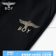 BOY LONDON春季男女同款休闲裤烫金印花朋克潮酷百搭工装裤N15903 黑色 XS
