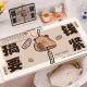 Fuyan Internet celebrity Kapibala's super large mouse pad just wants to make money. Computer desk pad thickened and cute dirty-resistant e-sports QX-1592丨Make money and be loved 80 cm * 30 cm [2MM]