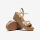 Tata French Wedge Sandals Frauenschuhe Urlaubsstil Riemen Sandalen 2025 Sommer neu 7mya1bl5 Beige 39