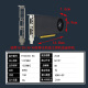 
Tita GTX1050Ti/1650/745/1030RTX3050 design AI half-height single slot 4G/8G/4K/8K small chassis industrial control gaming knife card semi-length graphics card RTX3050 8GD6 DP+HDMI