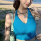 Yalu Dopamine с грудной подушкой Halter Sece Vest для женщин в летнем приморье носить в стиле Гонконга Thai Hot Girl Top 6625 Red One Size