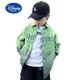 Disney boys gradient jacket spring and autumn 2025 new children's autumn shirt pure cotton medium and large children's shirt thin handsome green 140 cm
