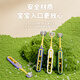 Sweetrip children's soft bristle toothbrush three sides 3 to 6 to 12 years old brushing artifact triple efficiency 4 pack