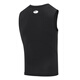 Under Armour Vest Men 2025 Summer Nuevo entrenamiento elástico de secado rápido Baloncesto transpirable Camiseta sin mangas ropa Fitness Fitness apretada/sugirida para elegir dos tamaños negros M
