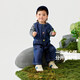 Mini Bala Common Suit длинные рукава для мальчиков и девочек