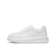Belle Zhang Linghe gleiche Style Cloud Dick-Soled Height-verstärkt weiße Schuhe Herrenschuhe Freizeitbrettschuhe weiß 41