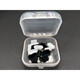 Danlan Apple 1213 iPhone11Promax Soft Silicon Dust Plug XR8 Ladeanschluss Netzwerk Plug [Schwarzer Ladestecker 1]