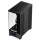 AOC Aidong ACG880B Black Eatx Gaming Computer Desktop Host Case 270 SEA View Room Schnellentfernung/9 Slot Dual Graphics Card/Support 480 Wasserkühlung/digitale Funktionsbildschirm Display