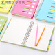 
Notebook with classification label A5 coil book color spiral book thickened rollover PP office classification A5 medium size 14cm*21cm red 687