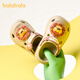 Balabala baby sandals summer cute cartoon home hole shoes for boys and girls bag head non-slip wearing children's beach shoes