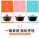Ye Yu Ceramic Casserole Lid High Temperature Resistant General Accessory Household Stewing Electric Chinese Medicine Pot Single Sell Pot Lid Tile Thickened 3 Holes White 19cm