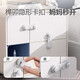 Children's safety lock anti-opening drawer lock baby protective protective clamp hand multi-function lock cabinet cabinet door lock buckle buckle double unlock (3 packs) for cabinet door and other planes
