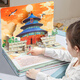 Damei China 3D pop-up book for 3-6 years old, children's literature picture book for 5-10 years old, kindergarten human geography popular science book, Damei China Tianjin