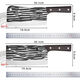 Couteau à découper en os forgé Longquan, couteau à découper les légumes et la viande ménagers, couteau à découper épaissi, peut aiguiser le couteau de cuisine pour couper les os de bœuf et de mouton, couteau à découper tranchant forgé Longquan, peut couper de petits os