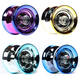 Jingsen Yoyo Children's Toys Special Yoyo Live Sleep Automatic pivotant Yoyo Bénéficateur Boy Améliore alliage Heavy Yoyo [Tulu Gold]