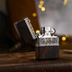 ZIPPO【如意吉象】情人节精选打火机煤油黄金樟镶嵌大象高档木质礼盒男 如意吉象-紫光檀（DY9902TM） 均码
