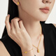 
Chow Tai Fook Small Version Velvet Fulu Gour Gold Pendant Women's Football Gold Jewelry Gift (Work Fee: 360 Priced) EOF1369 Equal Gold About 3.30g
